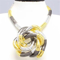 5mm 90cm Iron Flexible Twisted Jewelry Bendable Snake Necklace 12 Colors Available