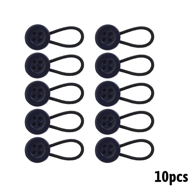 Collar Extenders Buttons for Jeans Pants Waist Stretch Shirt Suit Tie Neck Expanders Flexible Reusable Unisex Buckle Accessories