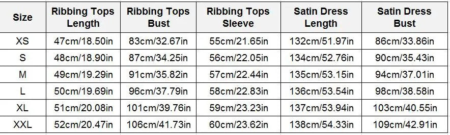 AS 2024 Autumn winter woman clothes thicken ribbing closed-fit wrap tops + Satin Adjustable straps dress (ship out in 1 day)