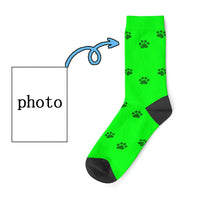 Custom Socks Cat 3D Print Men/Women Socks Casual Funny Novelty DIY Personalized Photo Logo Pet Long socks Gifts