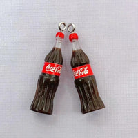 10Pcs/Pack resin  Pendants Charm Mini Drink Bottle Shape Pendant For DIY Jewelry Makeing Necklace Bracelet Accessories