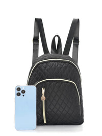 Quilted Pattern Classic Backpack