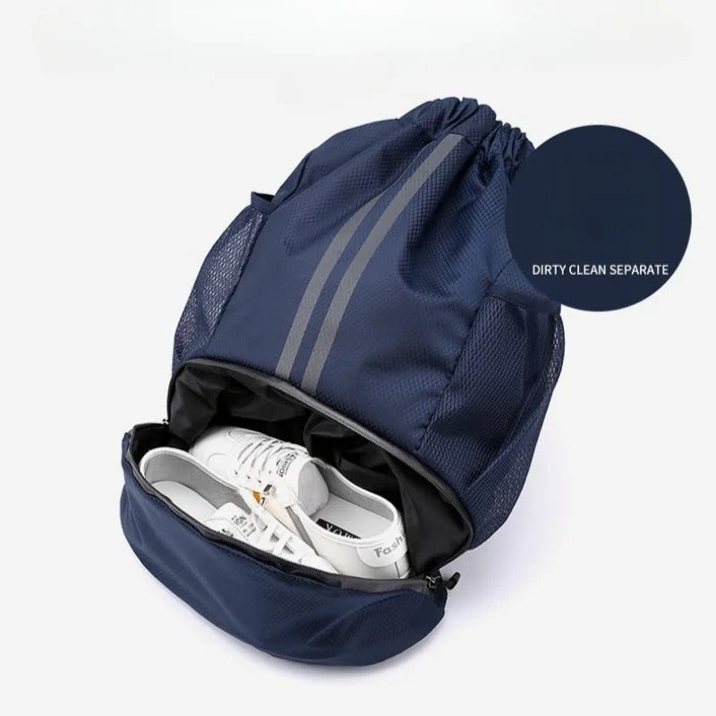 Sports Bag for Basketback Waterproof Fitness Bag Outdoor Basketball Bag Casual Gym Bag with Shoe Compartment