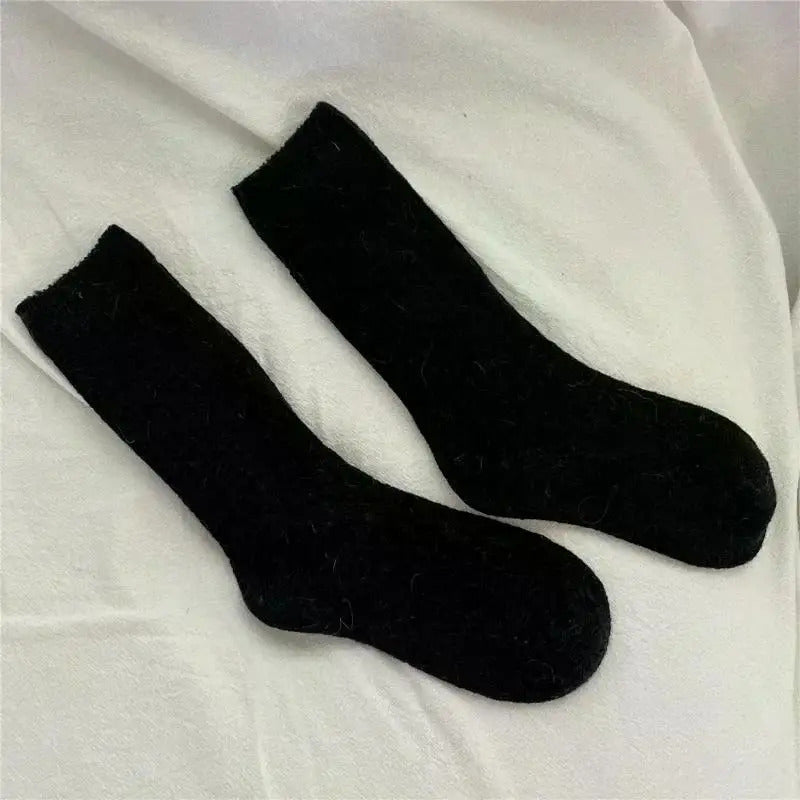 Wool Cashmere Thermal Long Sock for Women Homewear Sleeping Thicken Warm Crew Socks Women Socks Autumn Winter Calcetines Mujer