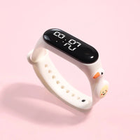 New Cartoon Animal Summer LED Electronic Watch Cute Ice Cream Students Swimming Simple Life Waterproof Digital Watch Reloj Mujer