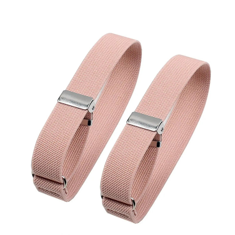 1 Pair Elastic Adjustable Armband Anti-Slip Shirt Sleeve Holders Arm Band Sleeve Bracelet Anti-Slip Shirt Sleeve Holders