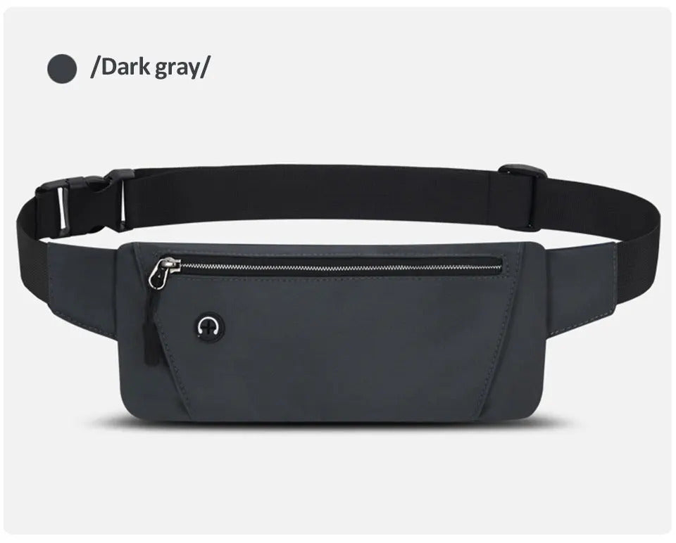 Running Waist Bag Sports Belt Pouch Mobile Phone Bag Men Women Waist Pack Lightweight Gym Sports Bag Waist Pack Adjustable Strap