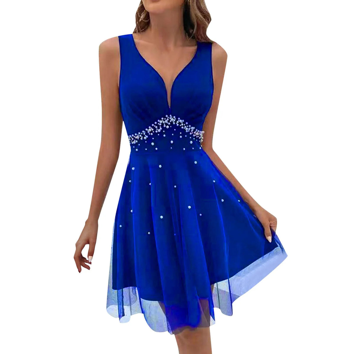 Wedding Guest Dresses For Women Spaghetti Strap A-Line Glitter Sparkly Sequin Dress For Women Mini Cocktail Dresses For Women