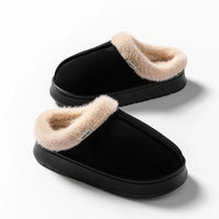 Fashion Women Fluffy Slippers for Autumn and Winter Indoor EVA Thick Sole Anti-Slip and Warm Unisex Slippers for Winter