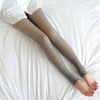 Thermal Stockings Women Fleece Lined Tights Warm Winter High Waist Sexy Translucent Black Pantyhose Thermal Legging Tights Women