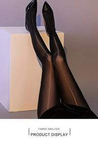 1pc Sexy Horse Oil tight High Elastic Stockings Mask Steel Stockings Lady Satin Shiny Ultra-thin Long Socks Pantyhose