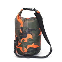 2/5/10/15/30L Outdoor Camouflage Waterproof Dry Bags Portable Rafting Diving Dry Bag Sack PVC Swimming Bags for River Trekking