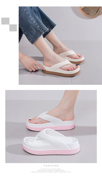 Woman flip flops Popular Design Shoes 2024 trend Casual Platform Sandals non-slip Outdoor slippers Unique features Flat sandals