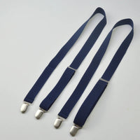 4  clips black no cross suspenders for women adult 2.5cm  pants with adjustable suspender Adjustable Elastic Trouser grey