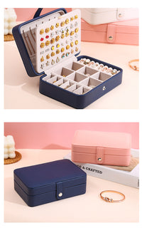 Leather Jewelry Box Organizer Jewelry Display Jewelry Boxes and Packaging Ring Box Suitable for Earrings and Rings