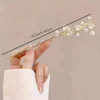 Elegant Chinese Style Hair Clip Tassel Hair Stick Traditional Floral Design Hairstyle Accessory Women Jewelry Hairpin Hairneedle