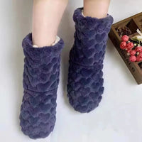 Thick Thermal Socks Men Women Winter Warm Home Soft Thickened Plus Velvet Sleeping Anti Slip Floor Slipper Sock For Christmas