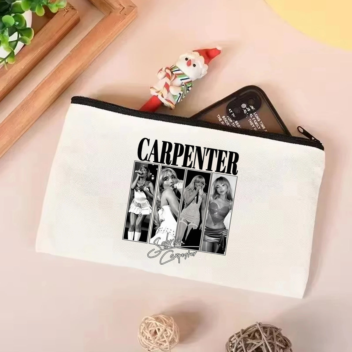 Vintage Sabrina Carpenter 2024 Tour tote bag Women's concert fashion portable shoulder bag Sabrina Carpenter fan Gift tote bag