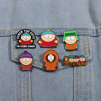 Cartoon Animated Character Enamel Pins Custom Cute Metal Brooches Lapel Badges Cartoon Funny Jewelry Gift for Kids Friends