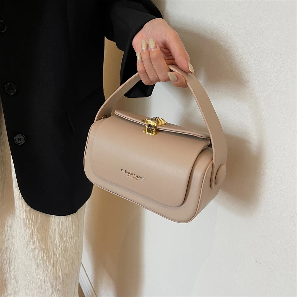 Simple Fashion Mini Square Women Crossbody Bags 2024 Luxury Designer Purses And Handbags Box Shape Pure Color Shoulder Satchels