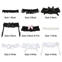 Heart/Wings/Bowknot Fashion Garter Belt Women PU Leather Lace Elastic Leg Ring Leg Garter Straps Thigh Harness Gothic Accessory