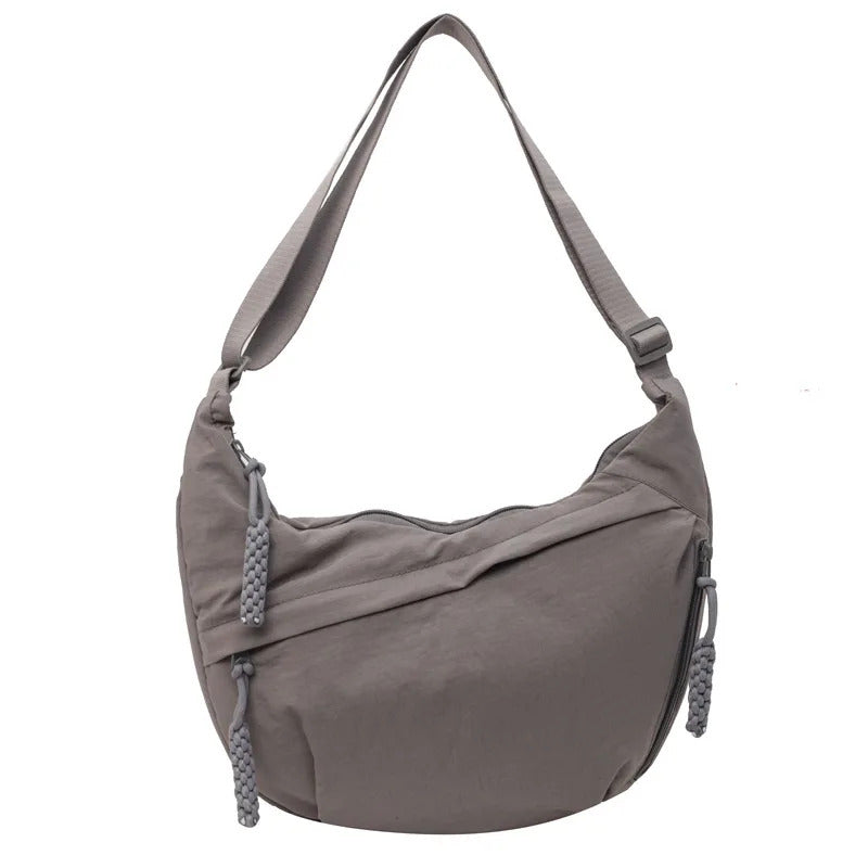 Nylon Fabric Shoulder Bag New High Capacity Women's Crossbody Messenger Bag Leisure Versatile Shoulder Hobos Bag