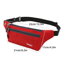 Casual Men Waist Bag Nylon Chest Pack for Women Phone Bags Pocket Running Belt Sports Bag Multifunction Travel Chest Bag