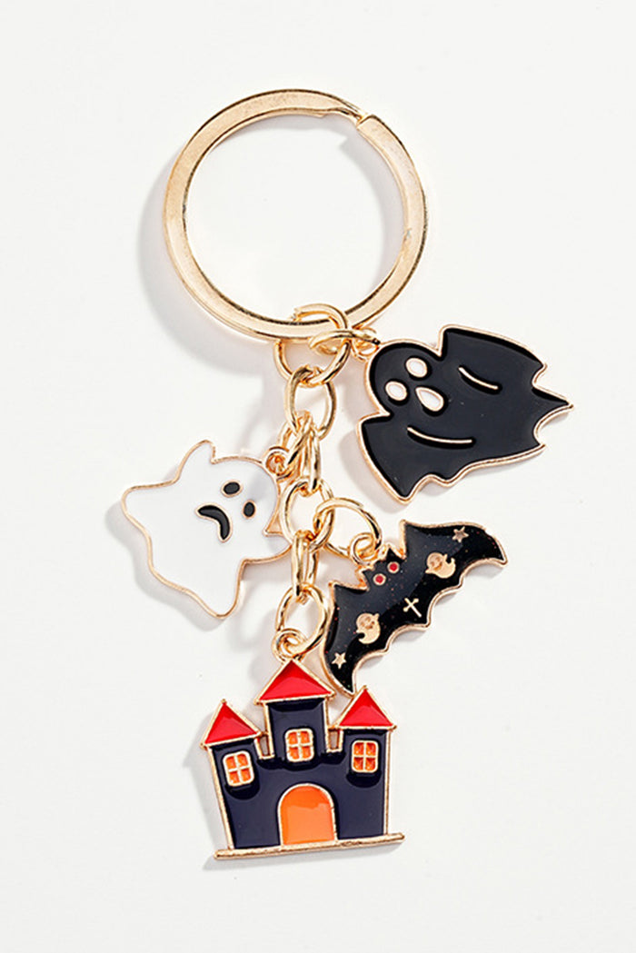 Black Funny Halloween Element Pendant Keychain