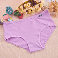 7Pcs/Lot Women's Panties Plus Size Underwear Cotton Briefs Girls Soft Pantys Female Intimates Underpant for Women Sexy Lingeries