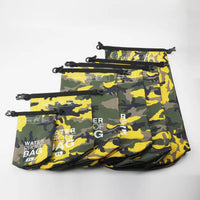 2/5/10/15/30L Outdoor Camouflage Waterproof Dry Bags Portable Rafting Diving Dry Bag Sack PVC Swimming Bags for River Trekking