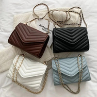 Single Shoulder Retro Fashionable Small Square Bag Crossbody Handbag