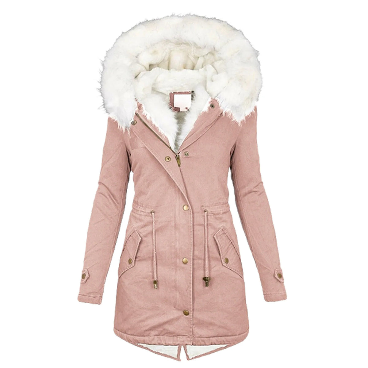 Women Jacket Parka Long Parkas Female Cotton Hooded Overcoat Loose Long Coat Thick Warm Windproof Casual Autumn Winter Plus size