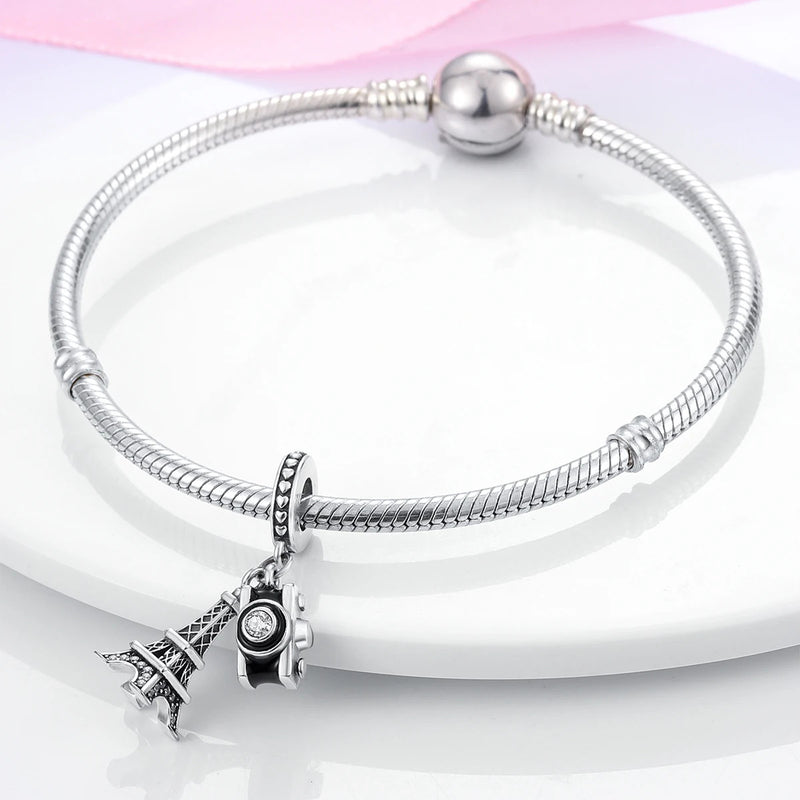 Silver Plated Cats Firefly Crosses Owls Dreamcatchers Charms Fit Original Pandora Beads Pendent Dangle Bracelet Woman Jewelry