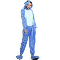 Kigurumi Fox Deer Onesies Cartoon Pajamas For Adults Women Men Animal Pyjamas Homewear Halloween Christmas Cosplay Party Costume