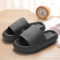 Women's Thick Platform Cloud Slippers EVA Soft Sole Pillow Slides Summer Beach Flip Flops Women Non Slip Bathroom Home Slippers