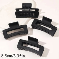 4Pcs/Set Women Girls Claw Clips Coffee Black Hair Claw Nonslip Crab Hairpins Barrette Fashion Hair Accessories Gifts