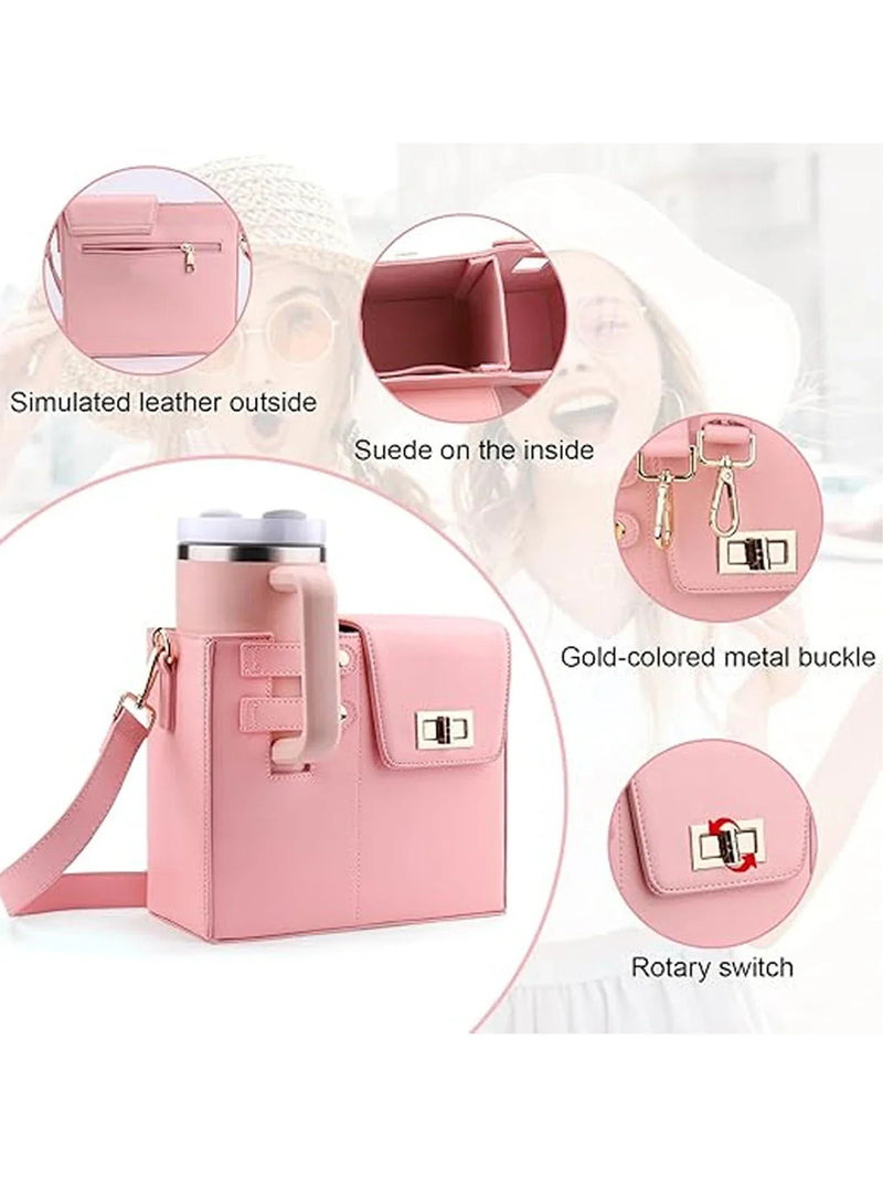 New outdoor portable water cup protective cover multifunctional universal storage shoulder bag messenger bag