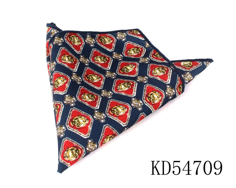 Animal Print Pocket Square For Men Women Floral Print Suits Kerchief Men's Handkerchiefs Soft Square Handkerchief Towels Scarves