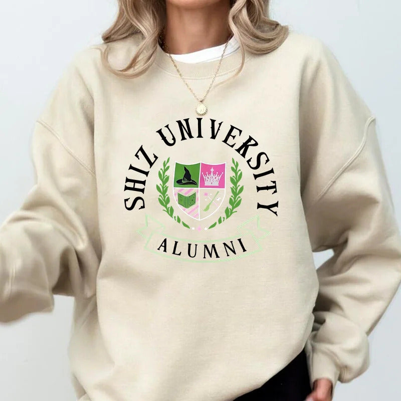 Individual Wicked Alumni Sweatshirt Woman Clothing Harajuku Pullover Streetwear Autumn Long Sleeve Women's Clothing Hoodies