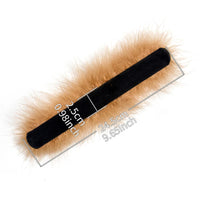 High Quality Real Fur Feather Cuffs Women's Summer Party Oversleeve with Feathers Fashion Ladies Feathers Cuff Snap on Wristband