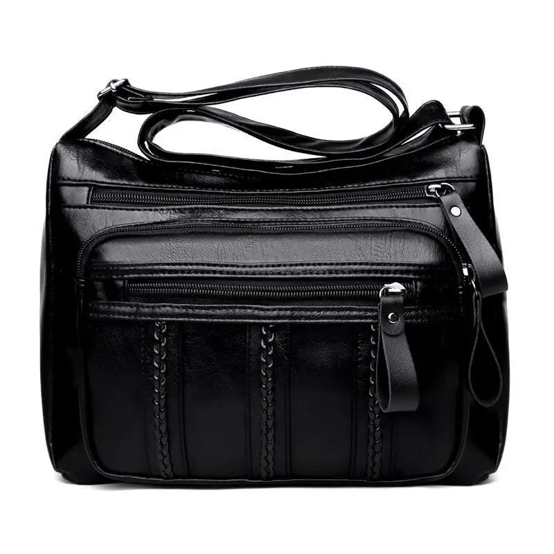 2024 New middle-aged women's bag, lightweight, multi-layered, large-capacity mother's bag, crossbody bag, elderly bag, shoulder