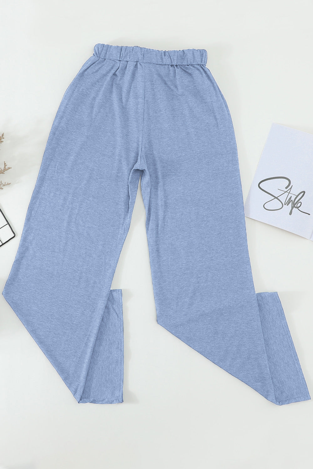 Blue Drawstring Lounge Pants