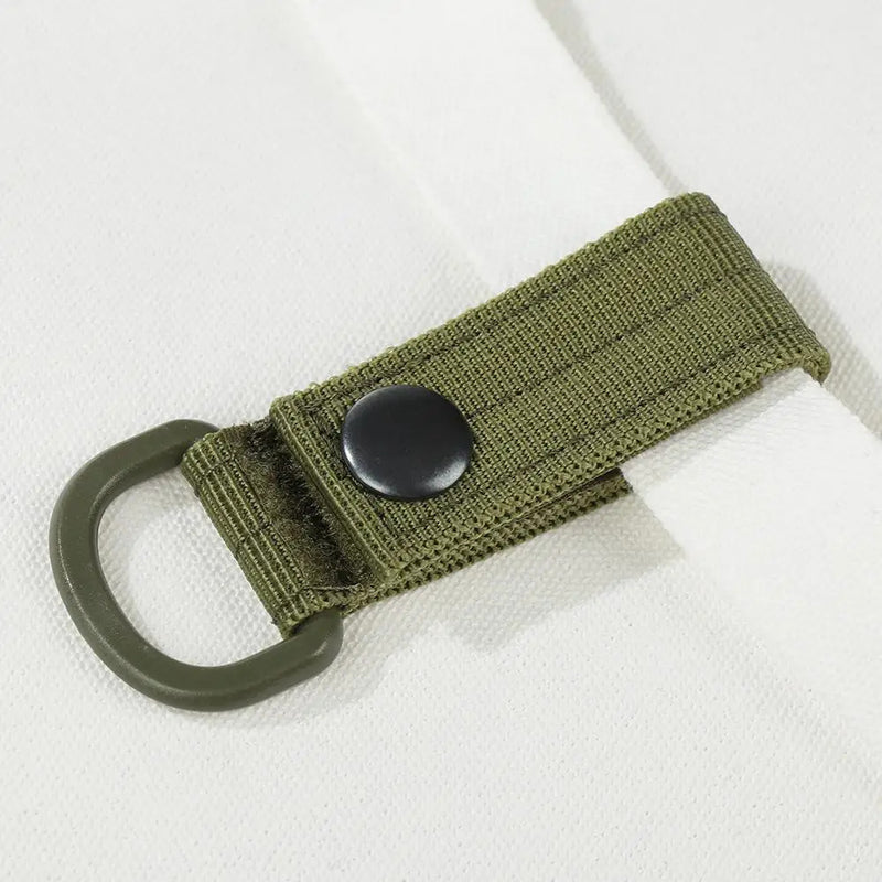 Hanging Key Hook Clip Clamp Buckle Hook Clip Nylon Webbing Molle Belt Clip Outdoor Buckle Strap Hunting Accessories Equipment