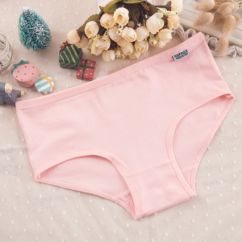 7Pcs/Lot Women's Panties Plus Size Underwear Cotton Briefs Girls Soft Pantys Female Intimates Underpant for Women Sexy Lingeries