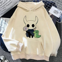 Hollow Knight Hoodies Men Korea Ulzzang Grunge Y2k Aesthetic Fmale Autumn and Winter Pullover Hoddies Graphic Streetwear