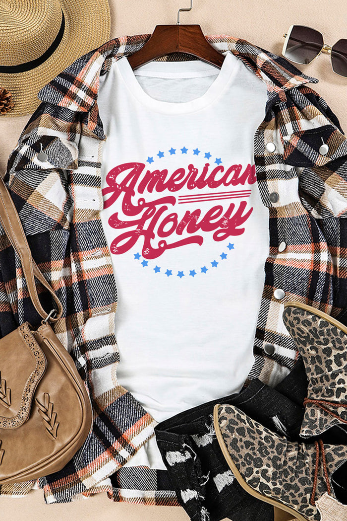 White American Honey Graphic Tee