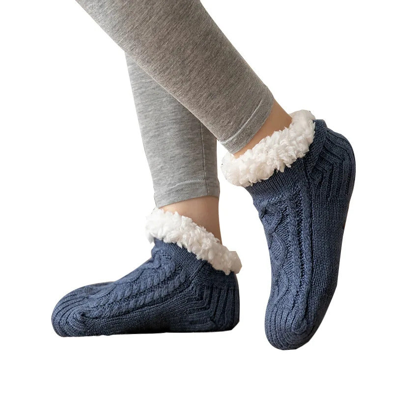 Fall and Winter Floor Socks Home Warm Women Men Socks Snow Socks Sleep Carpet Socks Slippers Socks Men Non-slip Yoga Socks 2024