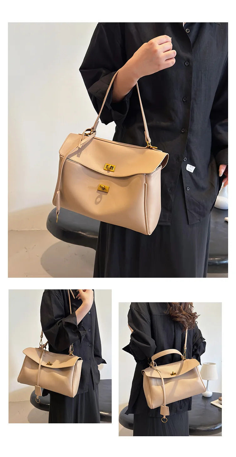 New Crossbody Bags French Style Women's Retro Trend Advanced Axillary Bag Retro Fashion Leisure Versatile Commuter Shoulder Bags