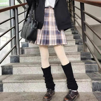 50-70CM Over Knee Japanese JK Uniform Leg Warmers Korean Lolita Girls' LONG Socks Girls Pile Up Socks Foot Warming Cover