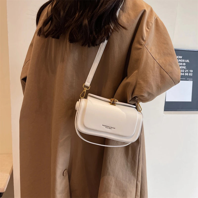 Simple Fashion Mini Square Women Crossbody Bags 2024 Luxury Designer Purses And Handbags Box Shape Pure Color Shoulder Satchels